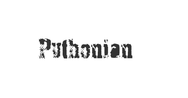 Pythonian Deluxe font thumb